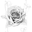 3 roses tattoo design idea