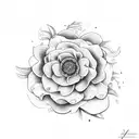 flower dirt  tattoo design idea
