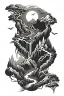 valley of the shadow of death tattoo design idea