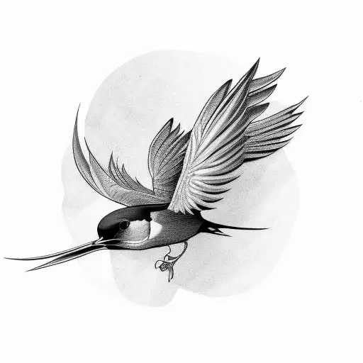 Swallow Bird tattoo design idea