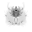 Peacock tattoo design idea