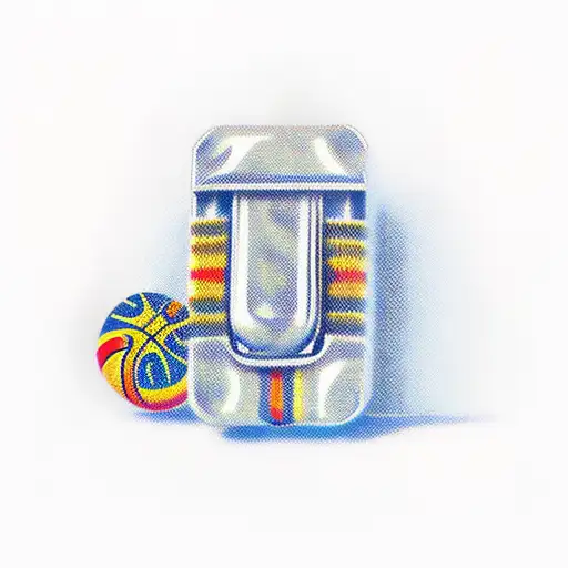 referee's whistle tattoo design idea