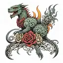 as i walk through the valley of shadow of death i will fear no evil tattoo design idea