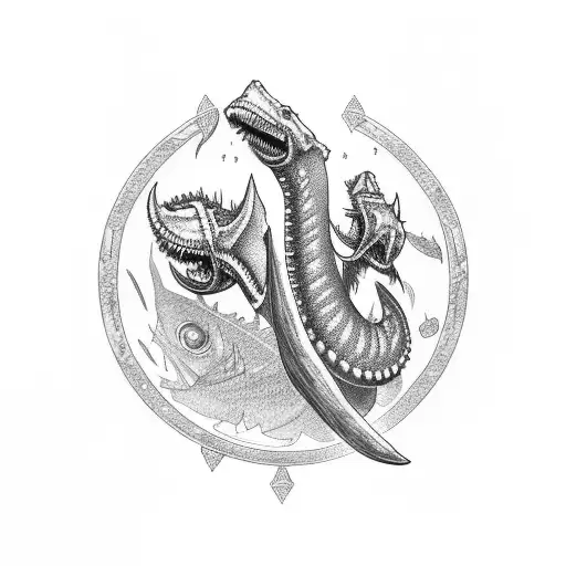 leviathan forearm tattoo  tattoo design idea