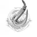 leviathan forearm tattoo  tattoo design idea