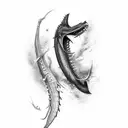 leviathan forearm tattoo  tattoo design idea