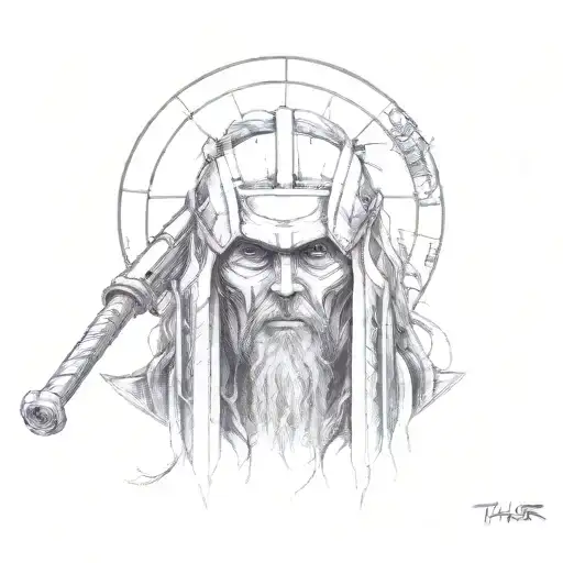 Thor sniper reaper tattoo design idea