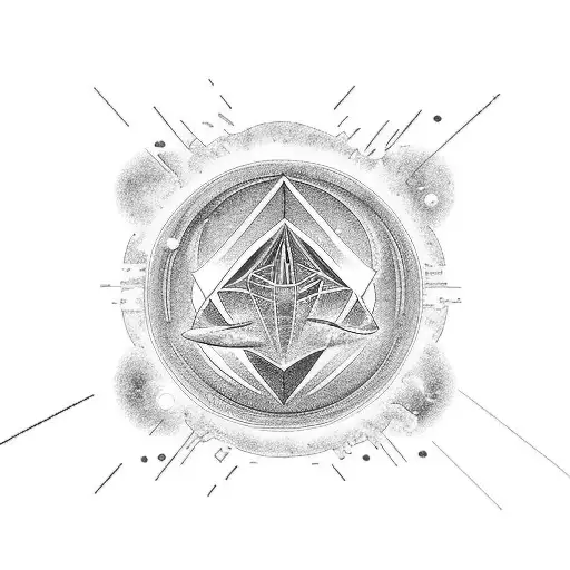 earth, water, fire, air and space or ether tattoo design idea