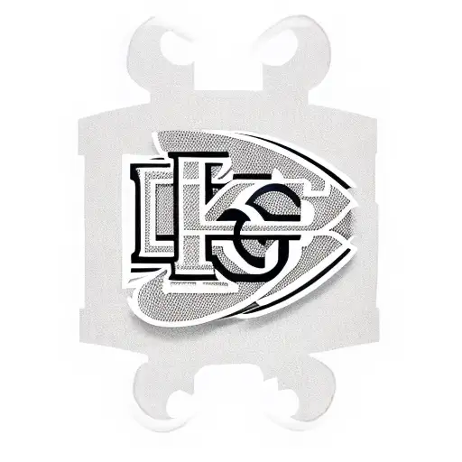 Kansas City Chiefs logo and for the letters outline it with the names Jamie Caleb Gavin and Addison tattoo design idea