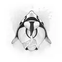 orca tattoo design idea