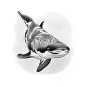 Killer Whale tattoo design idea