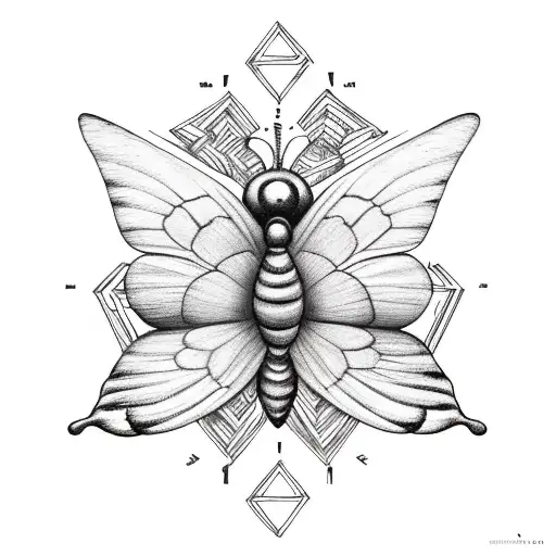 3 butterflies around the word W.A.Y.S tattoo design idea