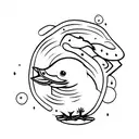 duckling tattoo design idea