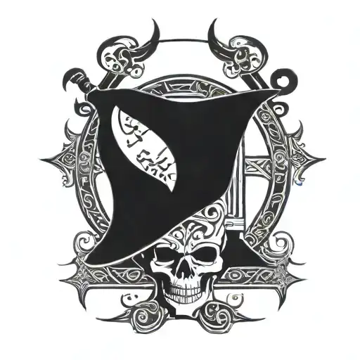 tattoo for the dead brother with viking symbols and writings tattoo design idea