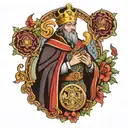 king baldwin iv jurusalem tattoo design idea