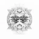 division bell Pink Floyd  tattoo design idea