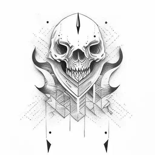 knife with g59 tattoo design idea