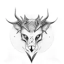 knife with g59 tattoo design idea