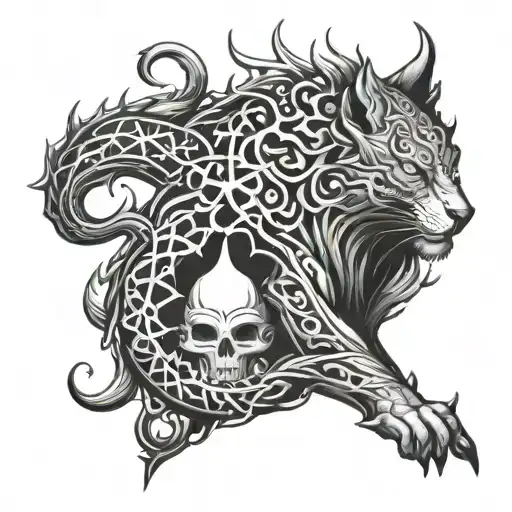 myths tattoo design idea