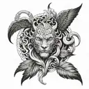 myths tattoo design idea