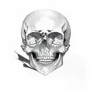 metallica skull tattoo design idea