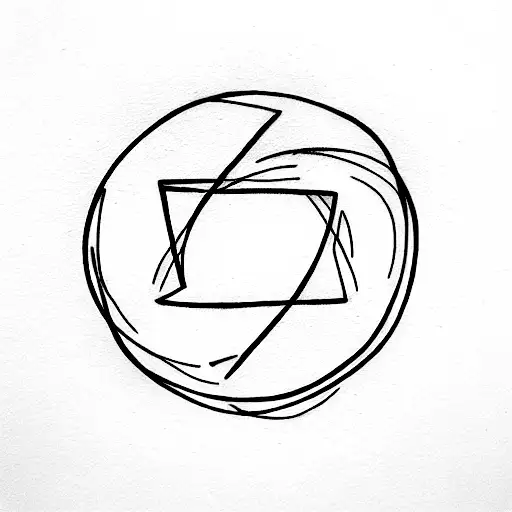 4 quarters of a circle each signifiying somethign different, love, strenght, progress and ambition, sorrow and moving on tattoo design idea