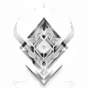 sine wave coming out of note tattoo design idea