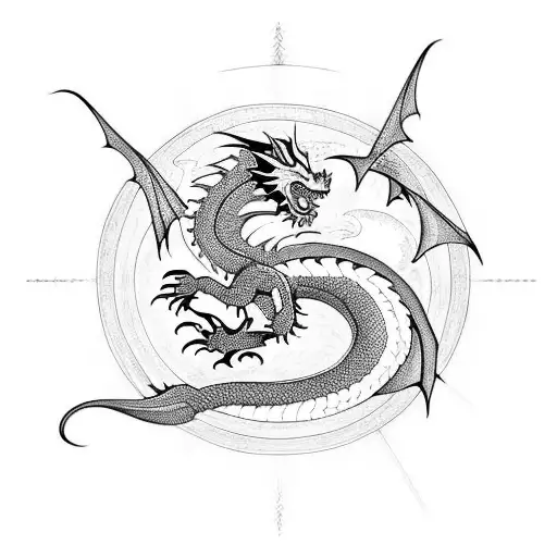 Geometric Dragon Stickers for Sale  Redbubble