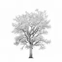 oak tree tattoo design idea