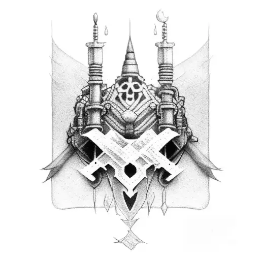 final fantasy 7 tattoo design idea