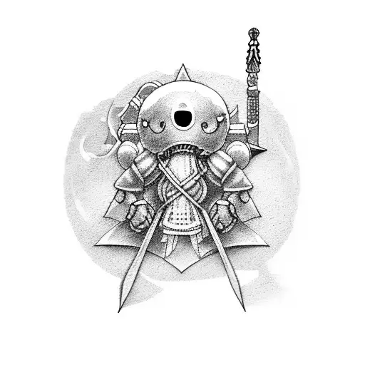 vivi from final fantasy 7 tattoo design idea