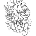wallflower tattoo design idea