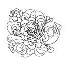 wallflower tattoo design idea