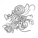 wallflower tattoo design idea