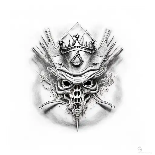 leper king tattoo design idea