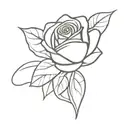 rose tattoo design idea