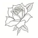 rose tattoo design idea