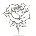 rose tattoo design idea