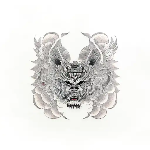 american totem tattoo design idea