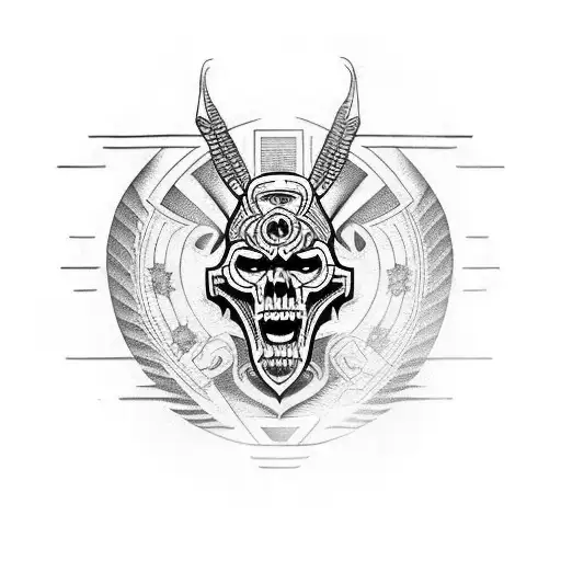 american totem tattoo design idea