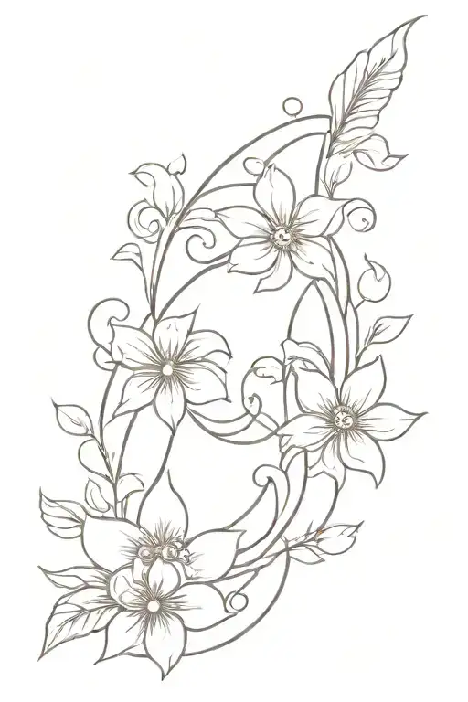 i want a tattoo for my grandmother, she was born in 1937, she Wass very happy and thankful whole time. im religious an I tattoo design idea