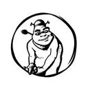 shrek tattoo design idea