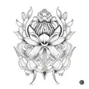 hyacinths tattoo design idea