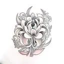 hyacinths tattoo design idea