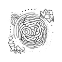 hatching  tattoo design idea