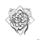 hatching  tattoo design idea