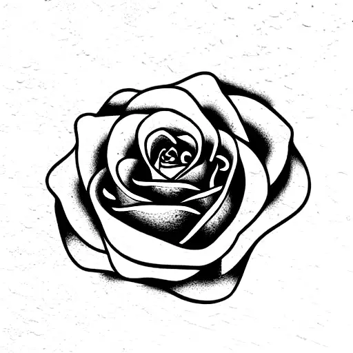 Snake rose tattoo design idea