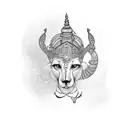mor pankh with govind name tattoo design idea