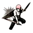 chainsaw man tattoo design idea