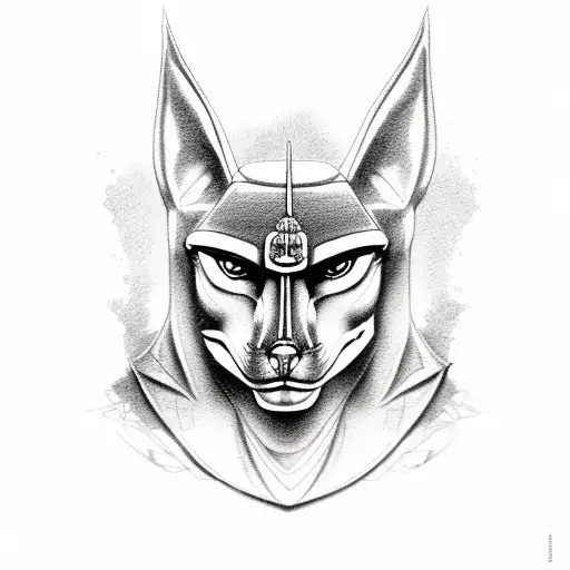 Anubis tattoo design idea
